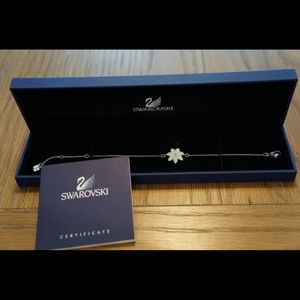 Swarovski flower bracelet